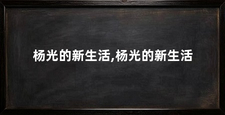 杨光的新生活,杨光的新生活