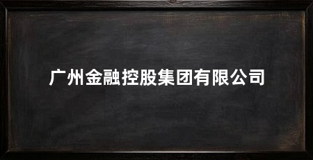 广州金融控股集团有限公司