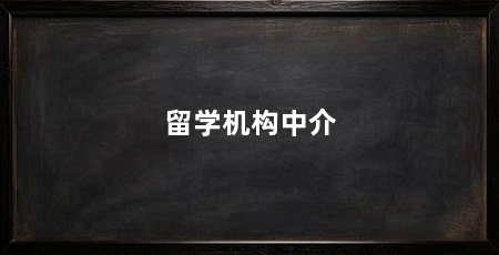 留学机构中介