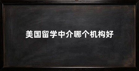 美国留学中介哪个机构好