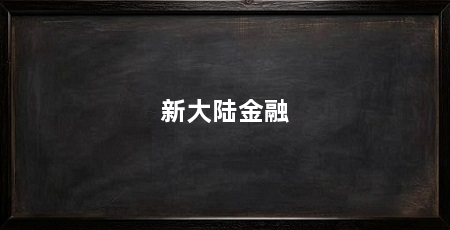 新大陆金融