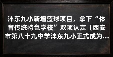 沣东九小新增篮球项目,拿下“体育传统特色学校”双项认定(西安市第八十九中学沣东九小正式成为拥有田径和篮球两个传统特色项目的学校