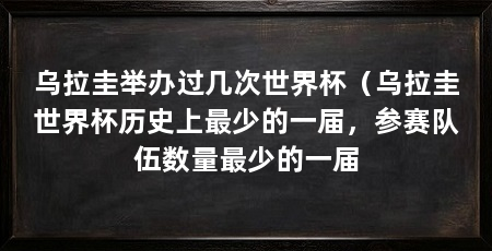 乌拉圭举办过几次世界杯(乌拉圭世界杯历史上最少的一届,参赛队伍数量最少的一届