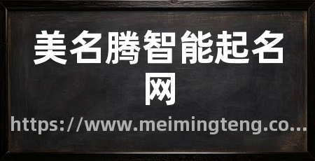 美名腾智能起名网