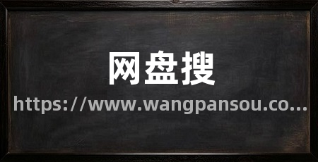 网盘搜