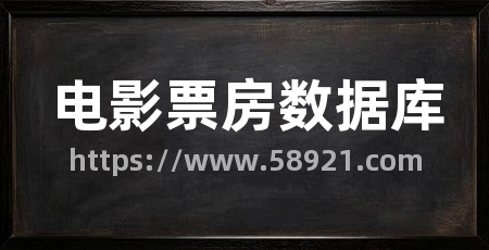 电影票房数据库