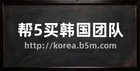 帮5买韩国团队