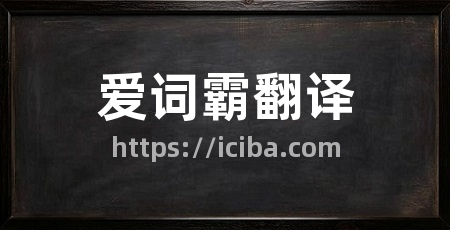 爱词霸翻译