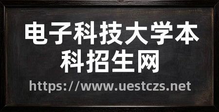 电子科技大学本科招生网