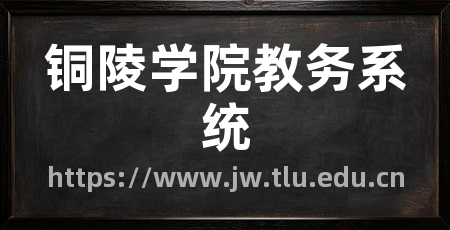 铜陵学院教务系统