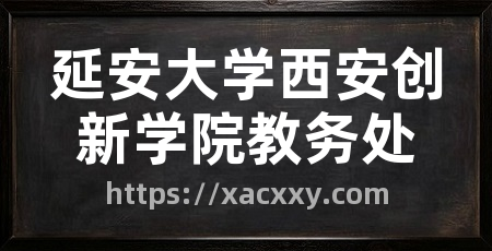 延安大学西安创新学院教务处