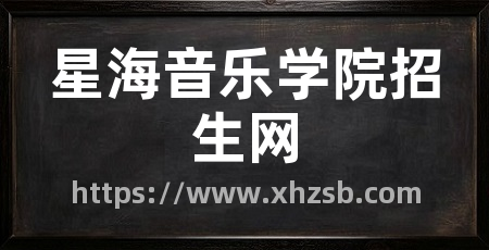 星海音乐学院招生网