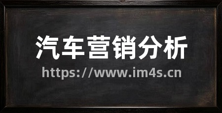 汽车营销分析