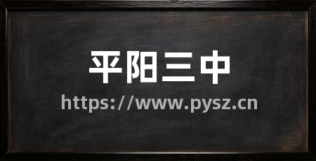 平阳三中