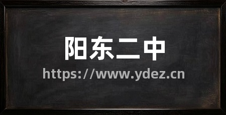 阳东二中