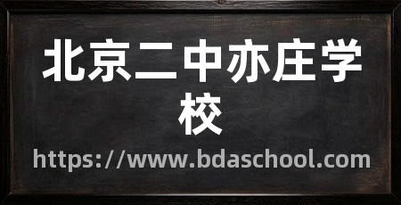 北京二中亦庄学校