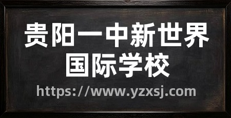 贵阳一中新世界国际学校