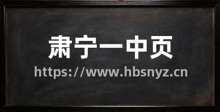 肃宁一中页