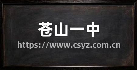 苍山一中