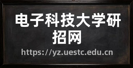 电子科技大学研招网