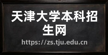 天津大学本科招生网