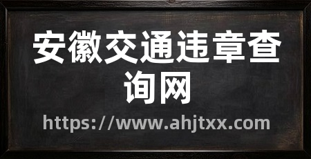 安徽交通违章查询网