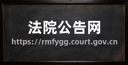 法院公告网