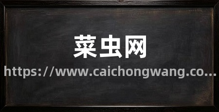 菜虫网