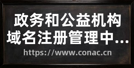 政务和公益机构域名注册管理中心