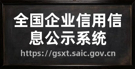 全国企业信用信息公示系统