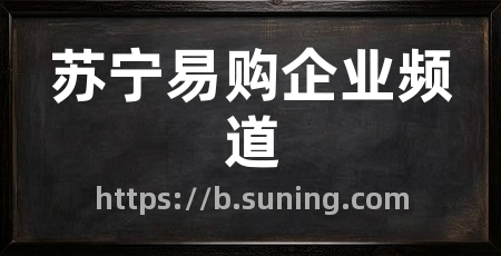 苏宁易购企业频道