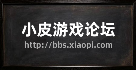 小皮游戏论坛
