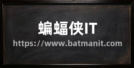 蝙蝠侠IT