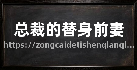 总裁的替身前妻