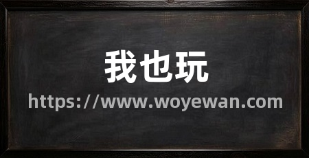 我也玩